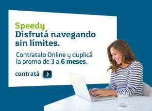 Speedy. Disfrutá navegando sin límites